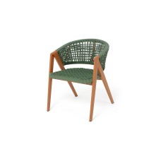 "Амстердам" плетеный стул из искусственного ротанга, цвет зеленый