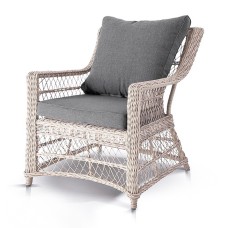 "Гранд Латте" кресло из искусственного ротанга, цвет бежевый