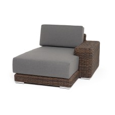  "Капри" кушетка из искусственного ротанга, цвет коричневый YH-C1865WZ brown