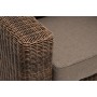 "Боно" лаунж-зона из искусственного ротанга, цвет коричневый 