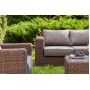 "Боно" лаунж-зона из искусственного ротанга, цвет коричневый 