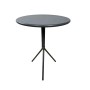 "Мохито" стальной круглый стол Ø60см, цвет темно-серый