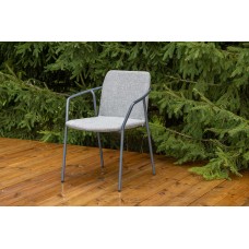  "Марокко" стул из текстилена nanotex, алюминиевый каркас, цвет серый 1-101360-RAL7024