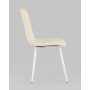 Стул Oliver экокожа белый белые ножки 2 шт