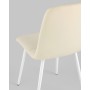 Стул Oliver экокожа белый белые ножки 2 шт