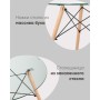 Стол Eames DSW NEW D80 стеклянный
