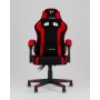 Кресло спортивное TopChairs Shadow ткань черно-красный