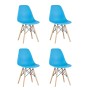 Стул Eames Style DSW бирюзовый x4
