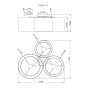 Светильник потолочный Moderli V10623-3C Room