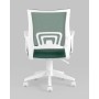 Кресло офисное TopChairs ST-BASIC-W зеленый крестовина пластик белый