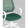 Кресло офисное TopChairs ST-BASIC-W зеленый крестовина пластик белый