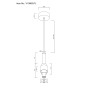 Светильник подвесной светодиодный Moderli V10860-PL Elsa