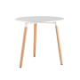 Стол круглый EAMES DST NEW D80 белый