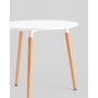 Стол круглый EAMES DST NEW D80 белый