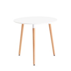 Стол круглый EAMES DST NEW D80 белый