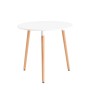 Стол круглый EAMES DST NEW D80 белый