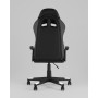 Кресло спортивное TopChairs Warden черно-белый
