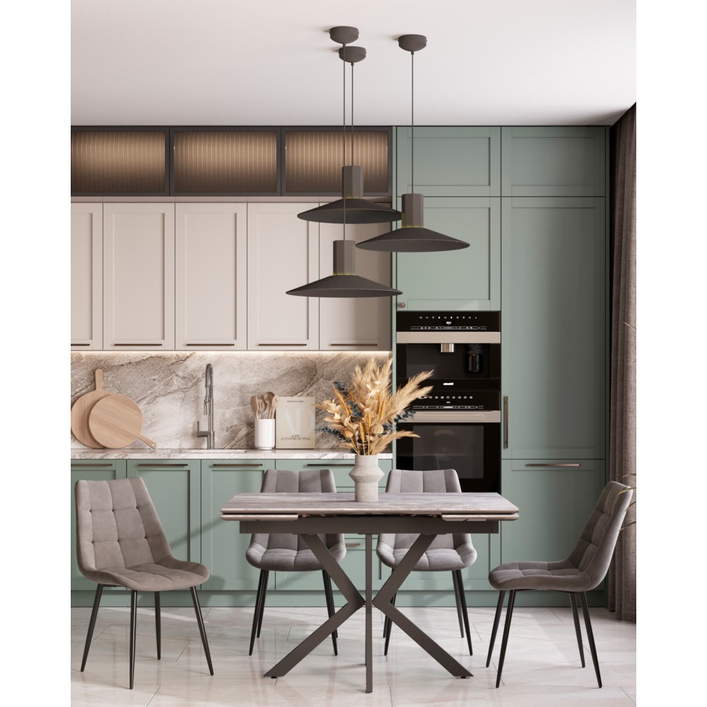 Стул Флекс New велюр светло-серый Стул Флекс New велюр светло-серый