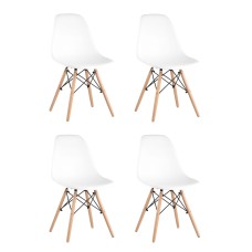 Стул Eames DSW белый x4