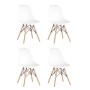 Стул Eames DSW белый x4