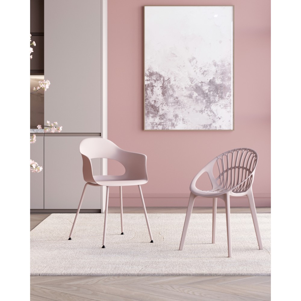 Стул Takeo пластик нежно-розовый Стул Takeo пластик нежно-розовый