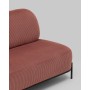 Диван Стоун велюр рельефный коралловый Диван Стоун велюр рельефный коралловый