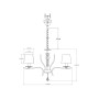 Люстра подвесная Moderli V2551-5P Silvestor
