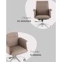 Кресло офисное TopChairs Regenta бежевый Кресло офисное TopChairs Regenta бежевый