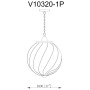 Люстра подвесная Moderli V10320-1P Catsby