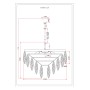 Люстра подвесная Moderli V10783-12P Souls