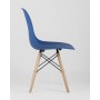 Стул Eames Style DSW синий x4 (разборный каркас) Стул Eames Style DSW синий x4 (разборный каркас)