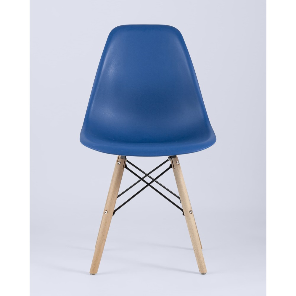 Стул Eames Style DSW синий x4 (разборный каркас) Стул Eames Style DSW синий x4 (разборный каркас)