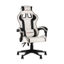 Кресло спортивное TopChairs Shadow бело-черный