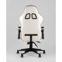Кресло спортивное TopChairs Shadow бело-черный