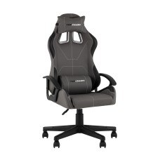 Кресло спортивное TopChairs Wyvern серо-черный