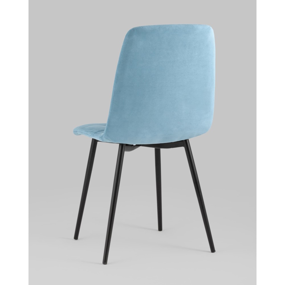 Стул Oliver велюр пыльно-голубой Стул Oliver велюр пыльно-голубой