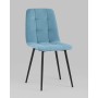 Стул Oliver велюр пыльно-голубой Стул Oliver велюр пыльно-голубой