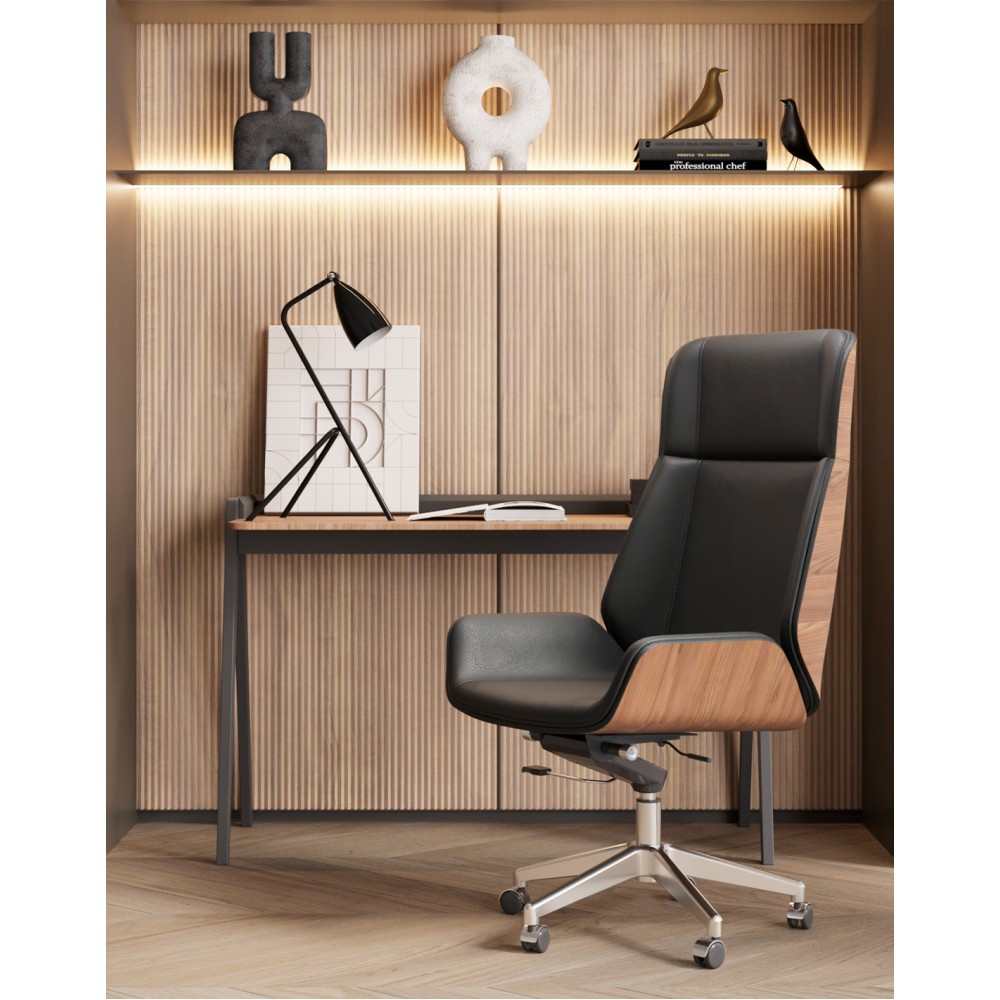 Кресло руководителя TopChairs Crown SN черный Кресло руководителя TopChairs Crown SN черный