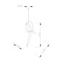 Подвесной светодиодный светильник Moderli V3071-1PL origami Birds 1*LED*6W