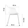Стул Lady пластик белый 4 шт. Стул Lady пластик белый 4 шт.