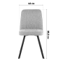 Стул Grein темно-серый 4 шт.