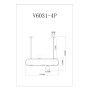 Подвесной светильник Moderli V6031-4P Krona