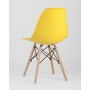 Стул Eames Style DSW желтый x4 (разборный каркас)