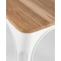 Стул TOLIX WOOD белый глянцевый