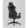 Кресло игровое TopChairs Cayenne зеленое с подушками