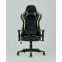 Кресло игровое TopChairs Cayenne зеленое с подушками