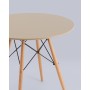 Стол Eames DSW NEW D80 бежевый