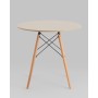 Стол Eames DSW NEW D80 бежевый