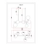 Светильник подвесной Moderli V10841-7P Molecule