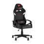 Кресло спортивное TopChairs Warden черно-белый